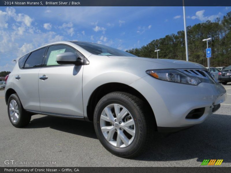 Brilliant Silver / Black 2014 Nissan Murano S
