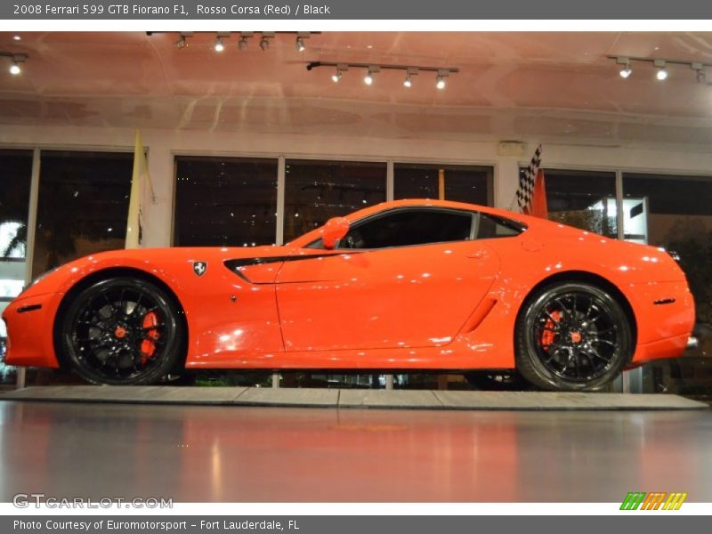 Rosso Corsa (Red) / Black 2008 Ferrari 599 GTB Fiorano F1