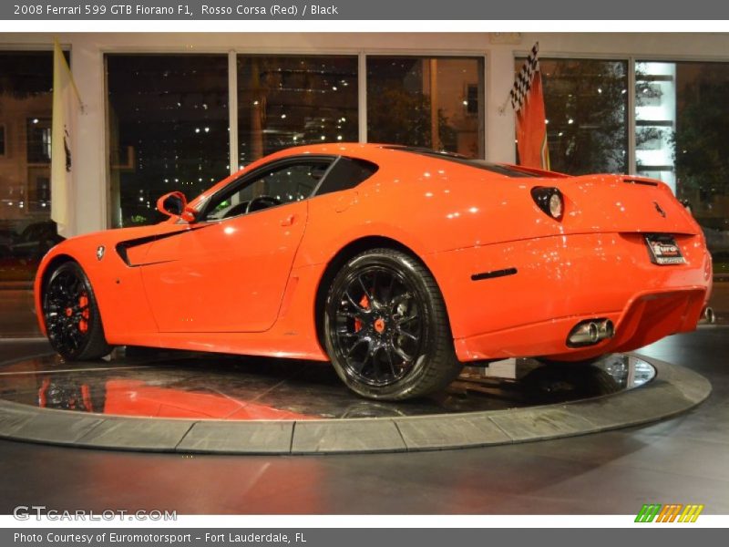 Rosso Corsa (Red) / Black 2008 Ferrari 599 GTB Fiorano F1