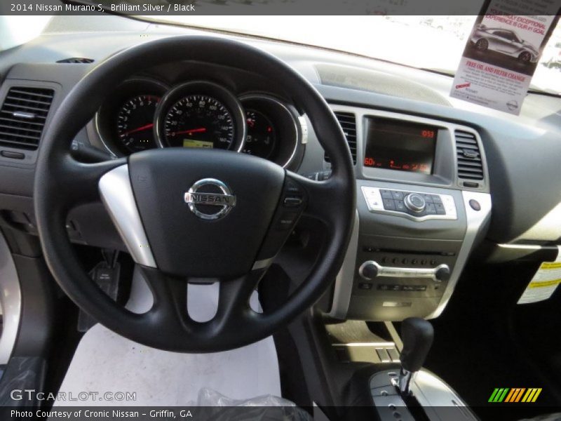 Brilliant Silver / Black 2014 Nissan Murano S