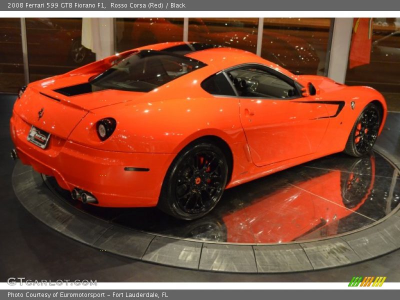 Rosso Corsa (Red) / Black 2008 Ferrari 599 GTB Fiorano F1