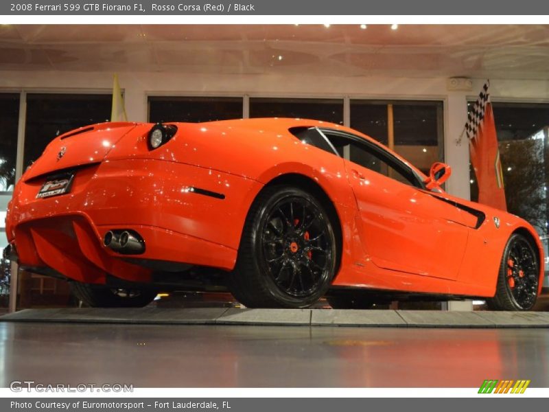 Rosso Corsa (Red) / Black 2008 Ferrari 599 GTB Fiorano F1