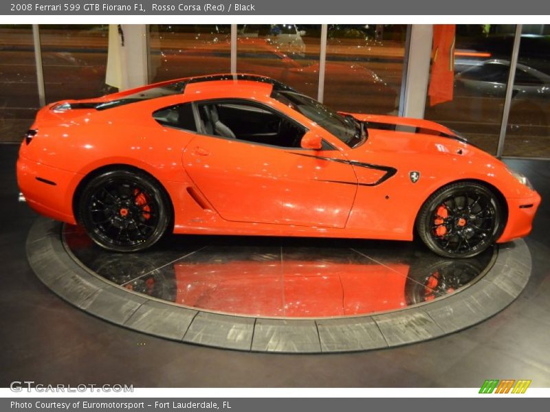 Rosso Corsa (Red) / Black 2008 Ferrari 599 GTB Fiorano F1
