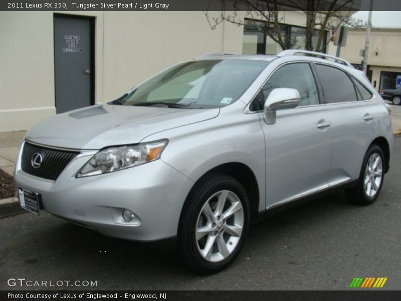 Tungsten Silver Pearl / Light Gray 2011 Lexus RX 350