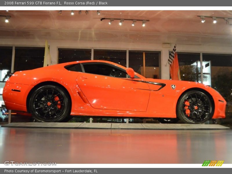 Rosso Corsa (Red) / Black 2008 Ferrari 599 GTB Fiorano F1