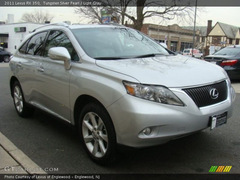 Tungsten Silver Pearl / Light Gray 2011 Lexus RX 350