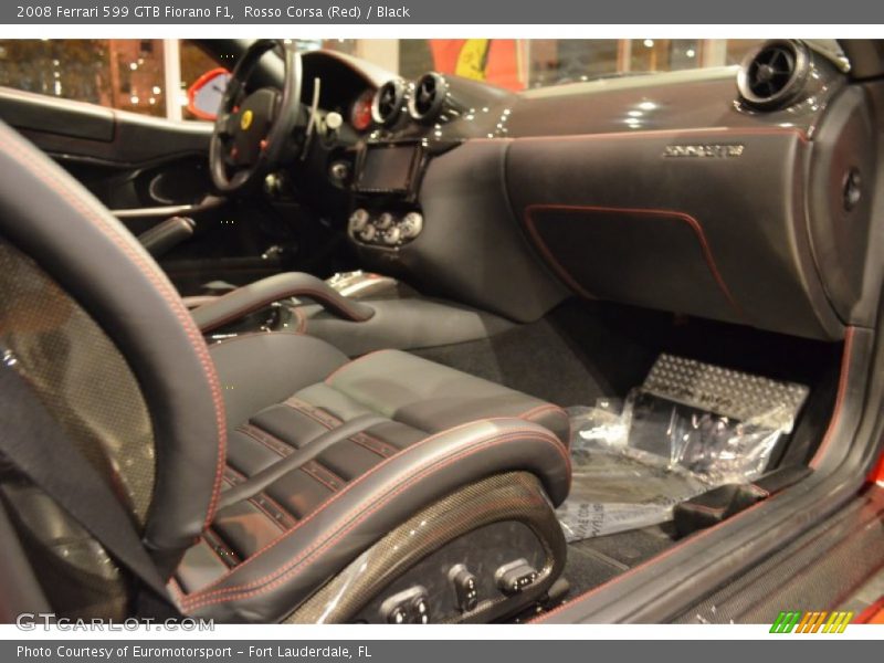 Rosso Corsa (Red) / Black 2008 Ferrari 599 GTB Fiorano F1