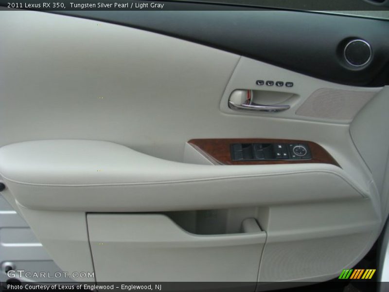 Tungsten Silver Pearl / Light Gray 2011 Lexus RX 350