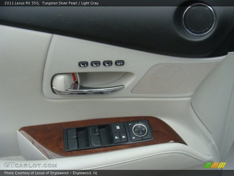 Tungsten Silver Pearl / Light Gray 2011 Lexus RX 350