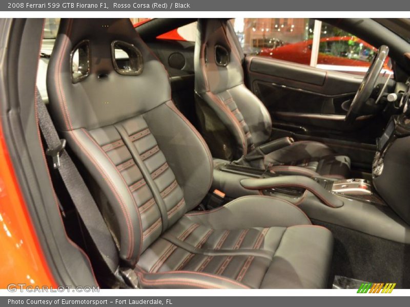 Front Seat of 2008 599 GTB Fiorano F1