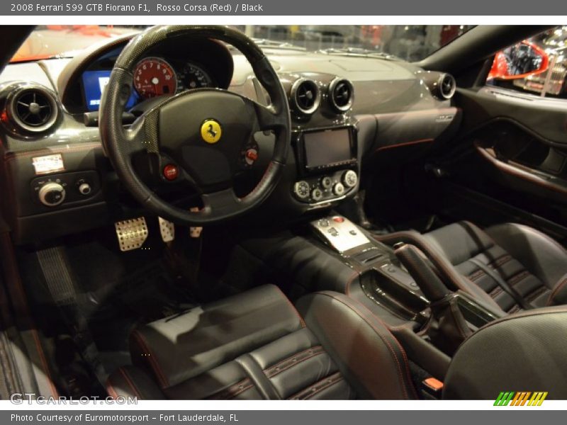 Rosso Corsa (Red) / Black 2008 Ferrari 599 GTB Fiorano F1