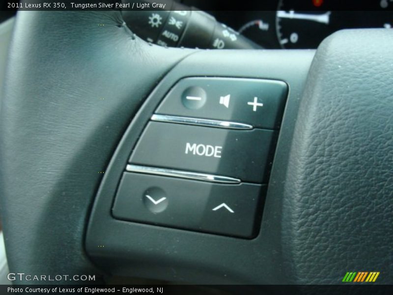 Tungsten Silver Pearl / Light Gray 2011 Lexus RX 350