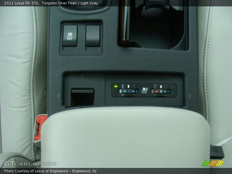 Tungsten Silver Pearl / Light Gray 2011 Lexus RX 350