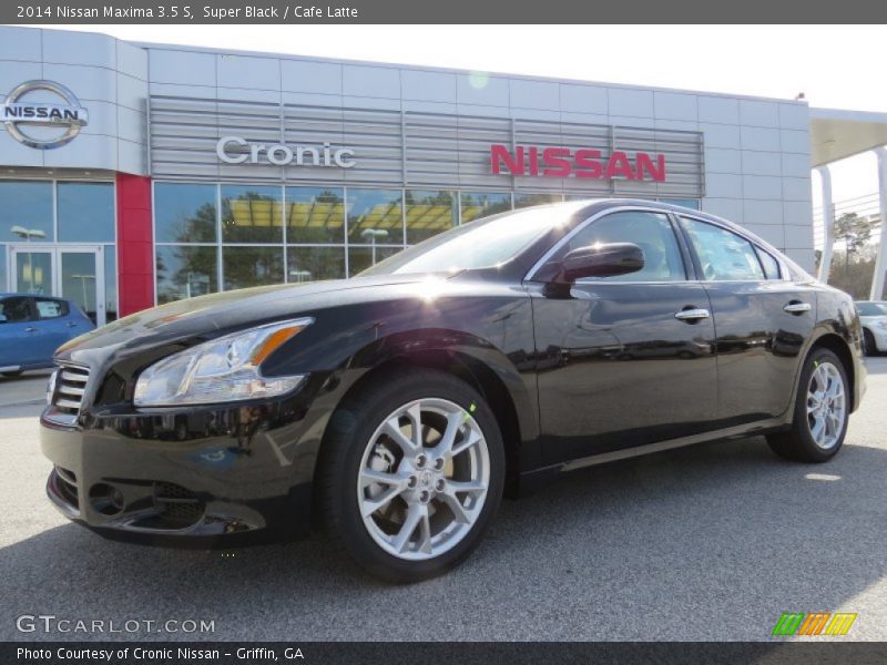 Super Black / Cafe Latte 2014 Nissan Maxima 3.5 S
