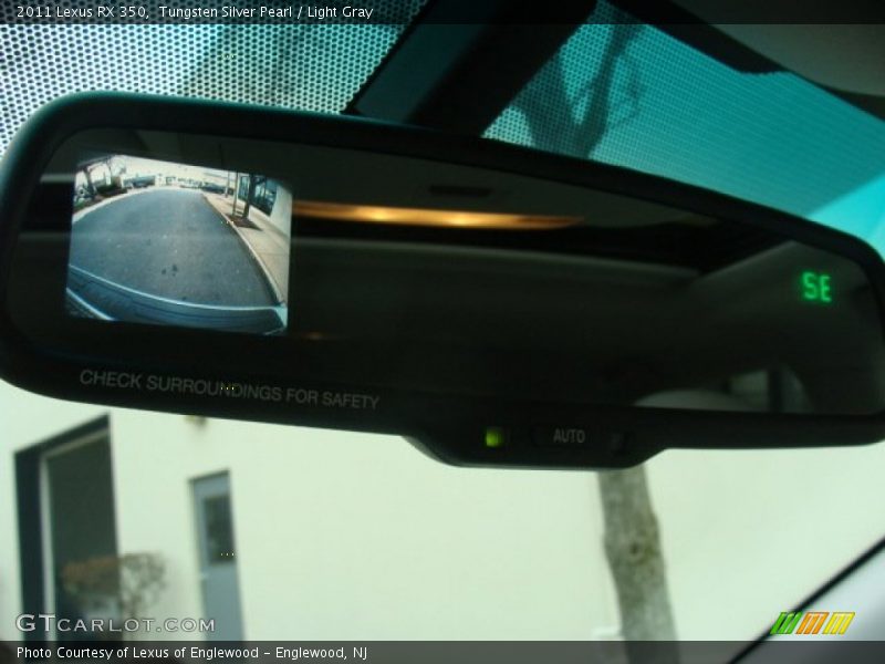 Tungsten Silver Pearl / Light Gray 2011 Lexus RX 350