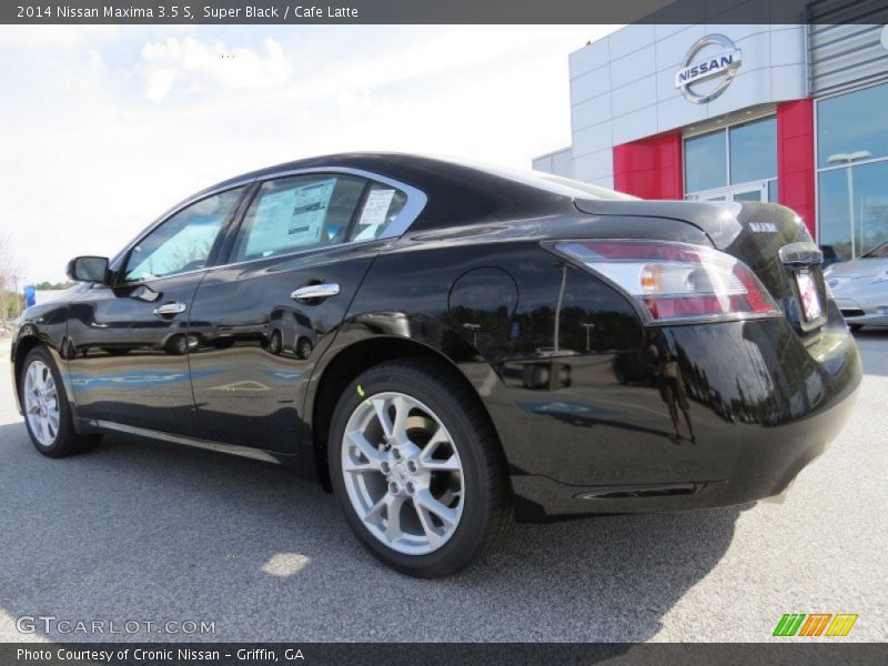 Super Black / Cafe Latte 2014 Nissan Maxima 3.5 S