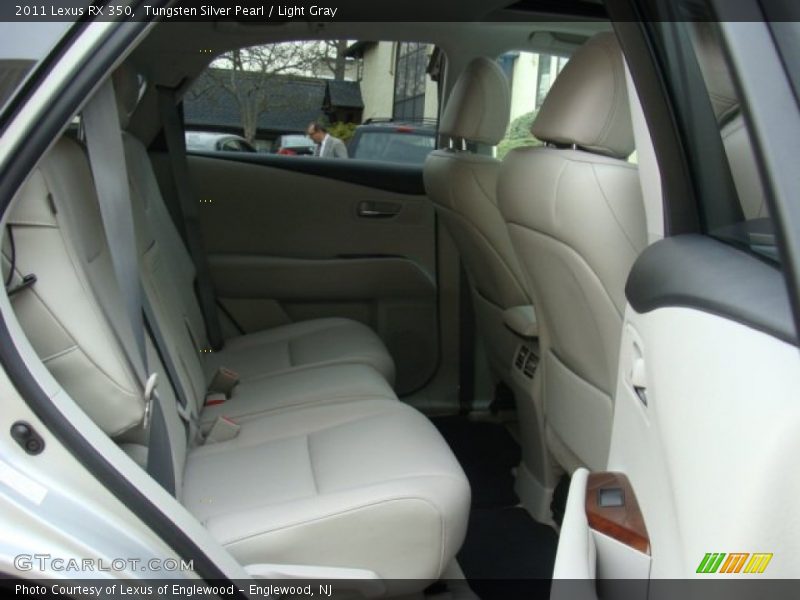 Tungsten Silver Pearl / Light Gray 2011 Lexus RX 350