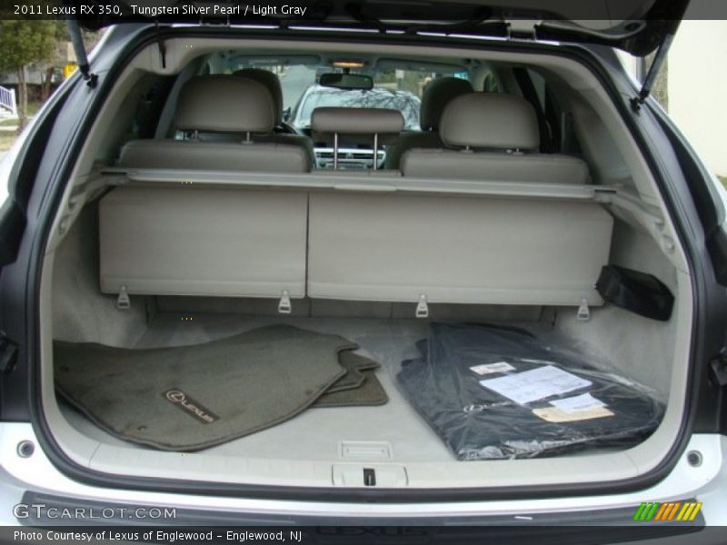 Tungsten Silver Pearl / Light Gray 2011 Lexus RX 350