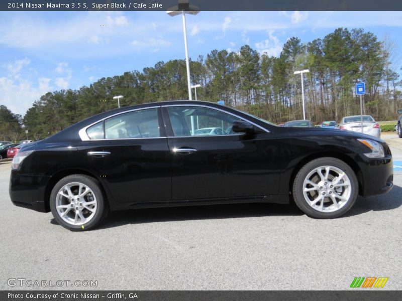 Super Black / Cafe Latte 2014 Nissan Maxima 3.5 S
