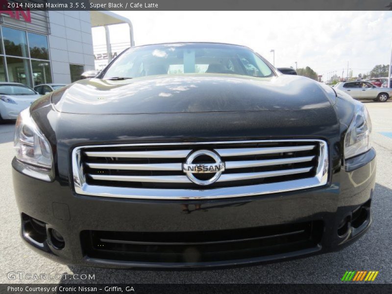 Super Black / Cafe Latte 2014 Nissan Maxima 3.5 S