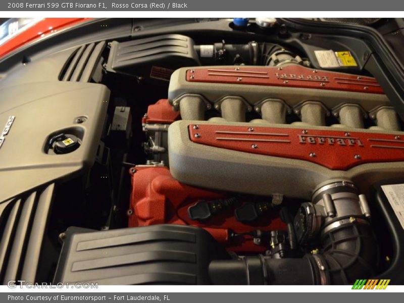 Rosso Corsa (Red) / Black 2008 Ferrari 599 GTB Fiorano F1