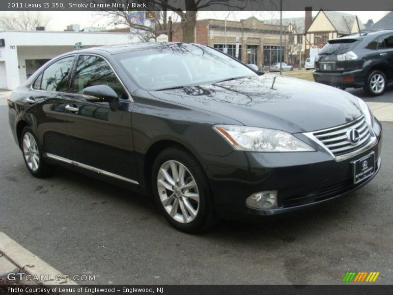 Smoky Granite Mica / Black 2011 Lexus ES 350