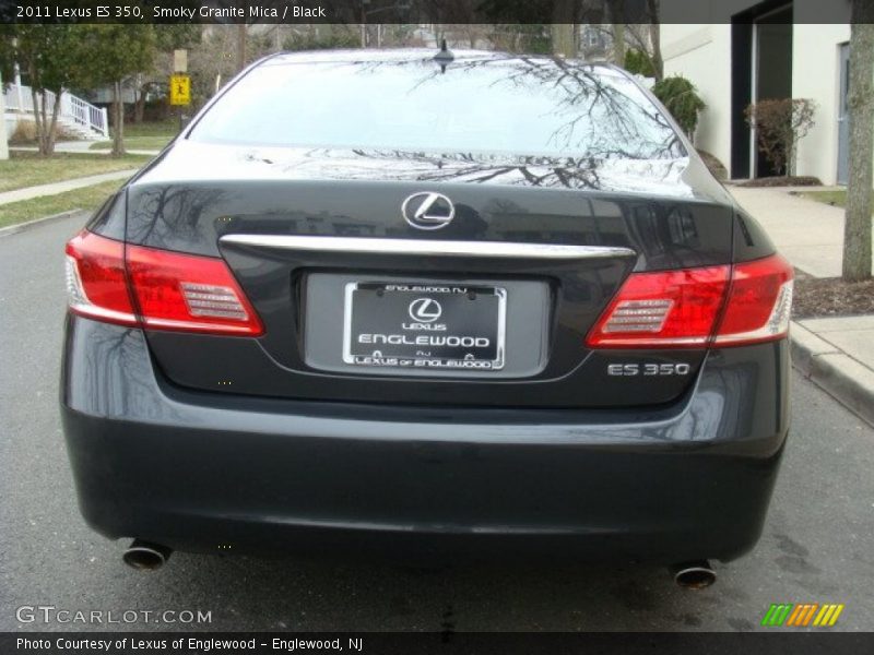 Smoky Granite Mica / Black 2011 Lexus ES 350