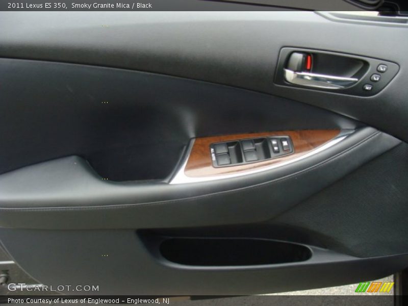 Smoky Granite Mica / Black 2011 Lexus ES 350