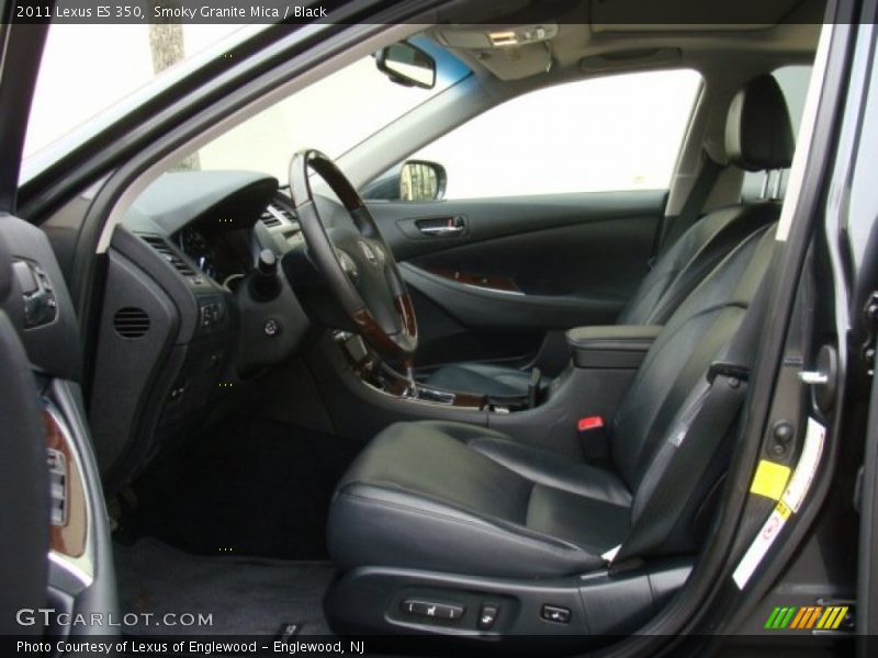 Smoky Granite Mica / Black 2011 Lexus ES 350
