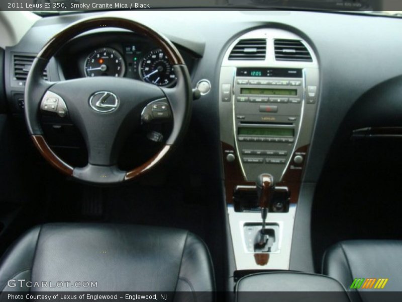 Smoky Granite Mica / Black 2011 Lexus ES 350