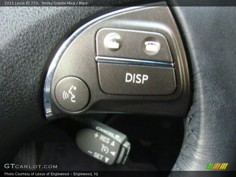 Smoky Granite Mica / Black 2011 Lexus ES 350