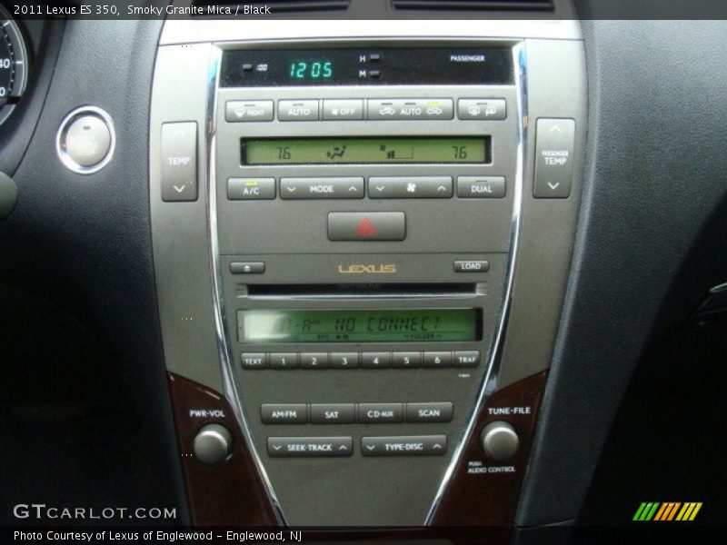Smoky Granite Mica / Black 2011 Lexus ES 350