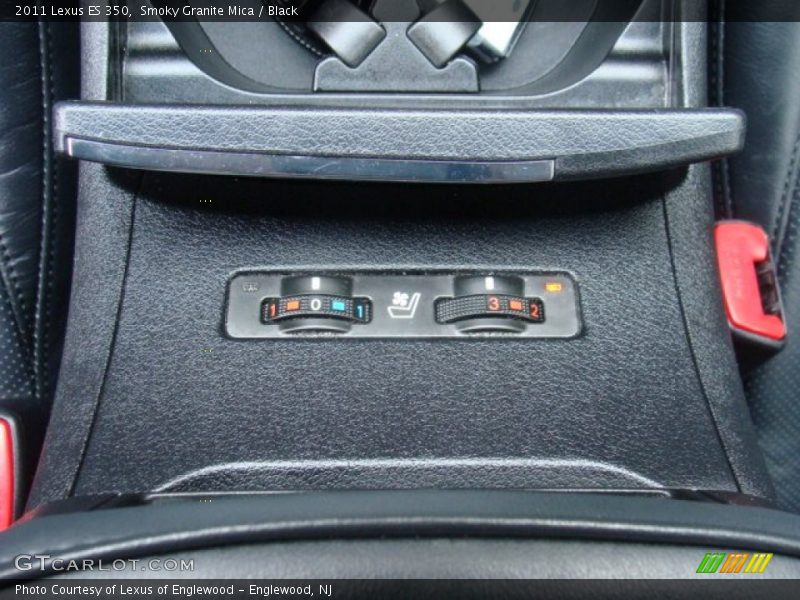 Smoky Granite Mica / Black 2011 Lexus ES 350