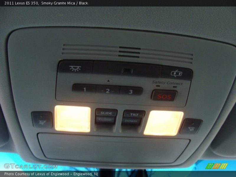 Smoky Granite Mica / Black 2011 Lexus ES 350