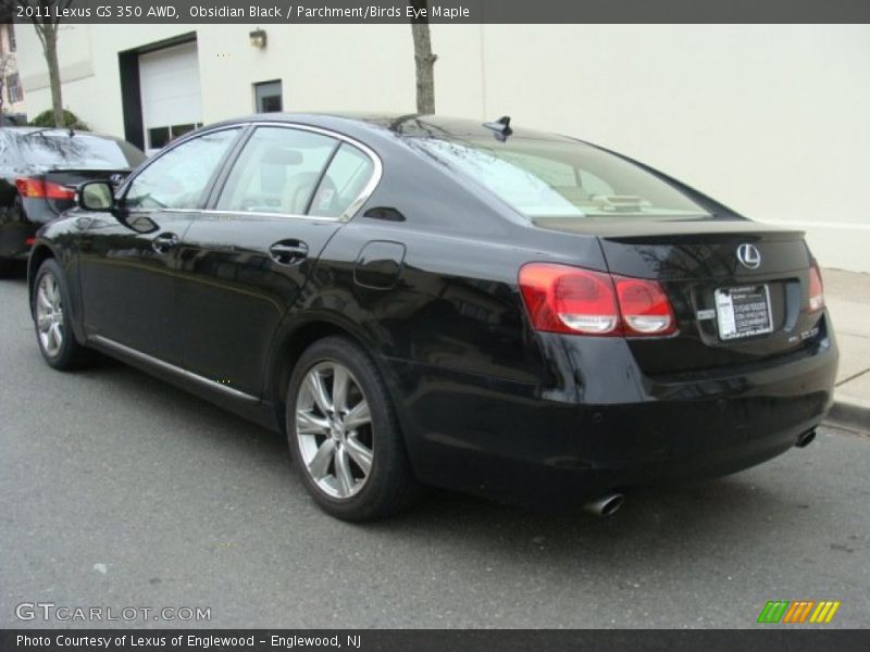Obsidian Black / Parchment/Birds Eye Maple 2011 Lexus GS 350 AWD