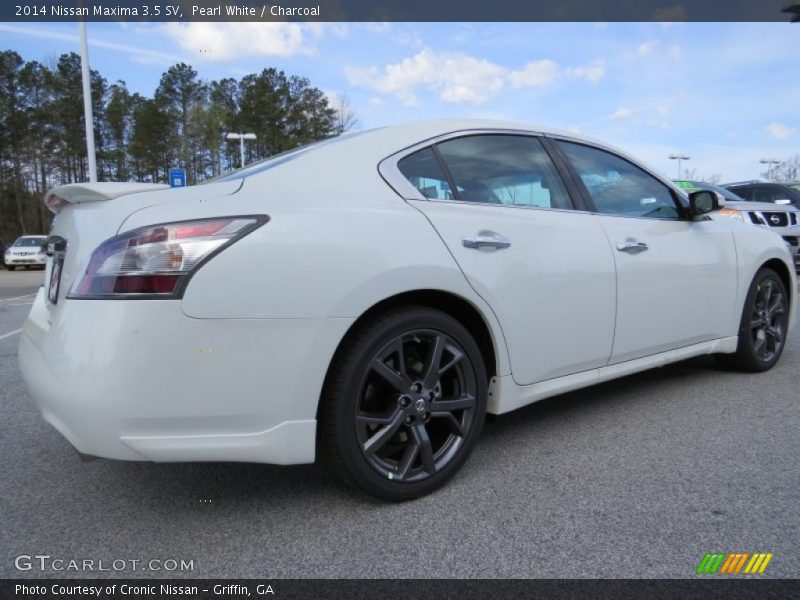 Pearl White / Charcoal 2014 Nissan Maxima 3.5 SV