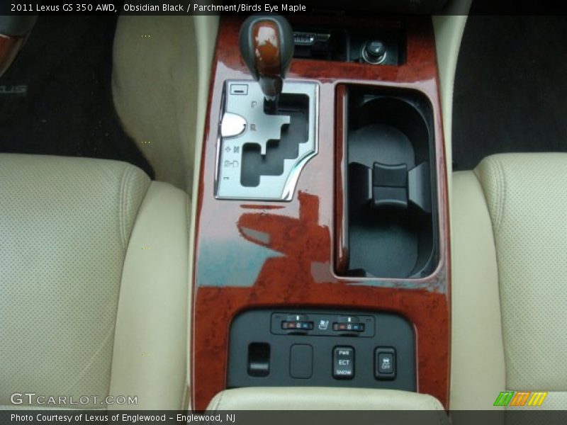Obsidian Black / Parchment/Birds Eye Maple 2011 Lexus GS 350 AWD