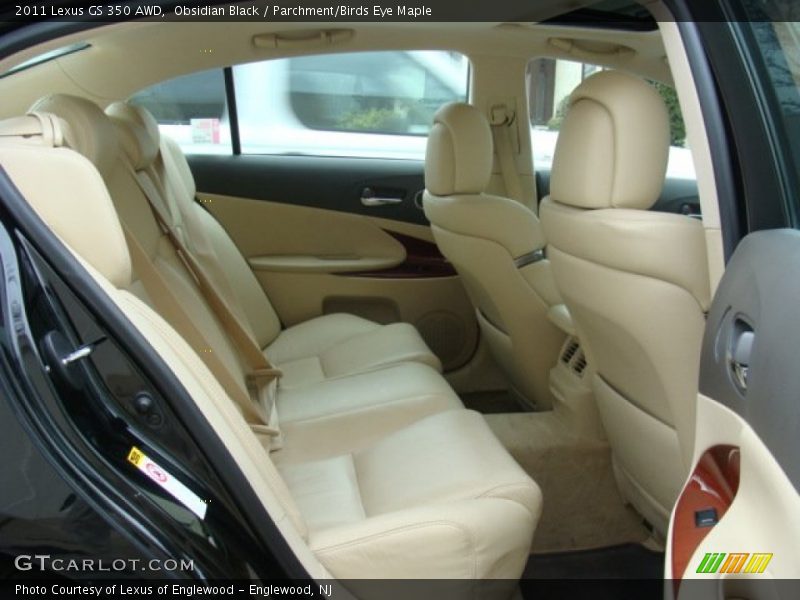 Obsidian Black / Parchment/Birds Eye Maple 2011 Lexus GS 350 AWD