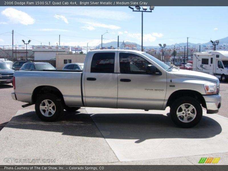 Bright Silver Metallic / Medium Slate Gray 2006 Dodge Ram 1500 SLT Quad Cab 4x4