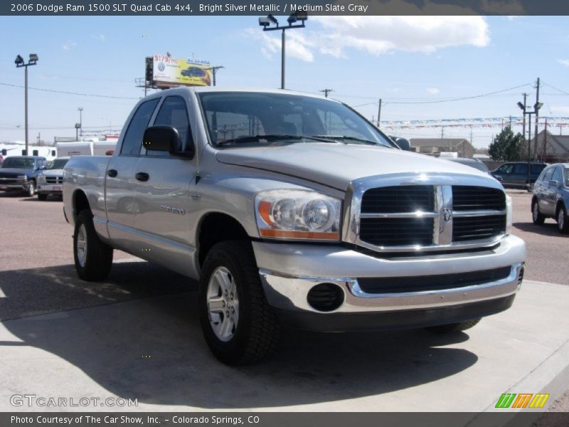 Bright Silver Metallic / Medium Slate Gray 2006 Dodge Ram 1500 SLT Quad Cab 4x4