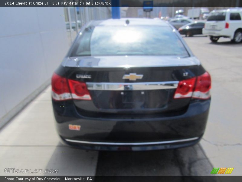 Blue Ray Metallic / Jet Black/Brick 2014 Chevrolet Cruze LT