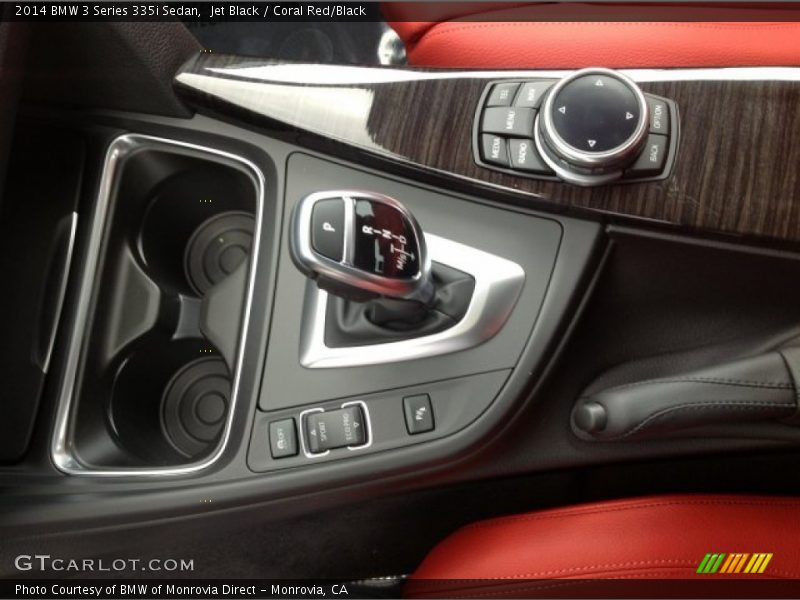 Jet Black / Coral Red/Black 2014 BMW 3 Series 335i Sedan