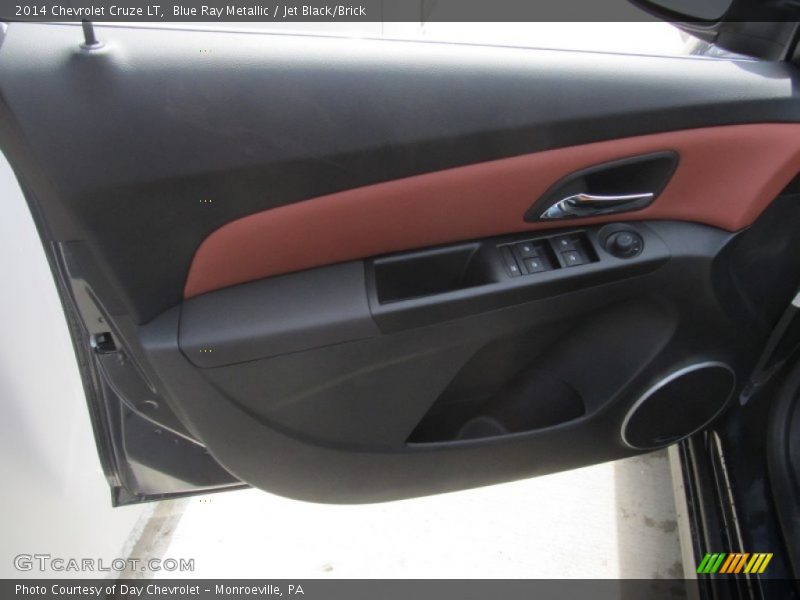 Blue Ray Metallic / Jet Black/Brick 2014 Chevrolet Cruze LT