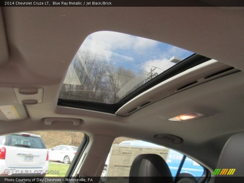 Blue Ray Metallic / Jet Black/Brick 2014 Chevrolet Cruze LT