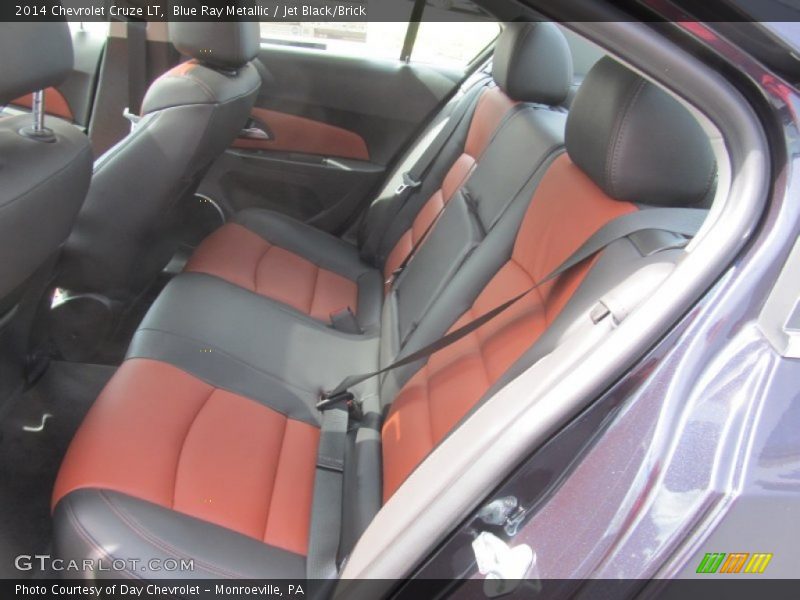 Blue Ray Metallic / Jet Black/Brick 2014 Chevrolet Cruze LT