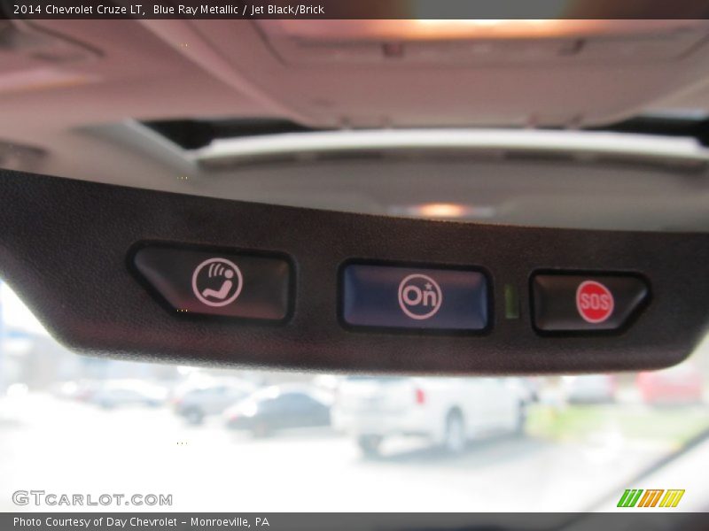 Blue Ray Metallic / Jet Black/Brick 2014 Chevrolet Cruze LT