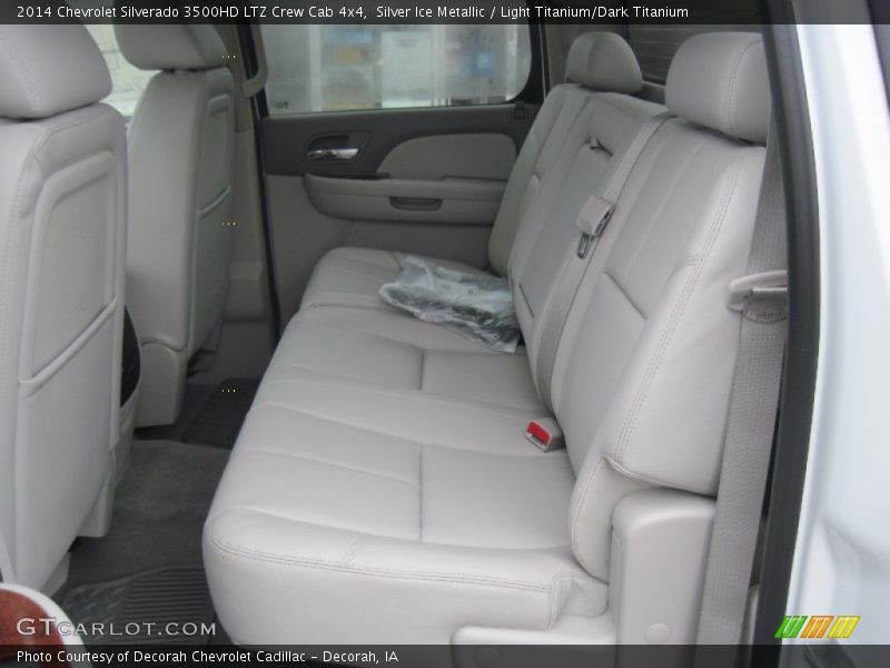 Silver Ice Metallic / Light Titanium/Dark Titanium 2014 Chevrolet Silverado 3500HD LTZ Crew Cab 4x4