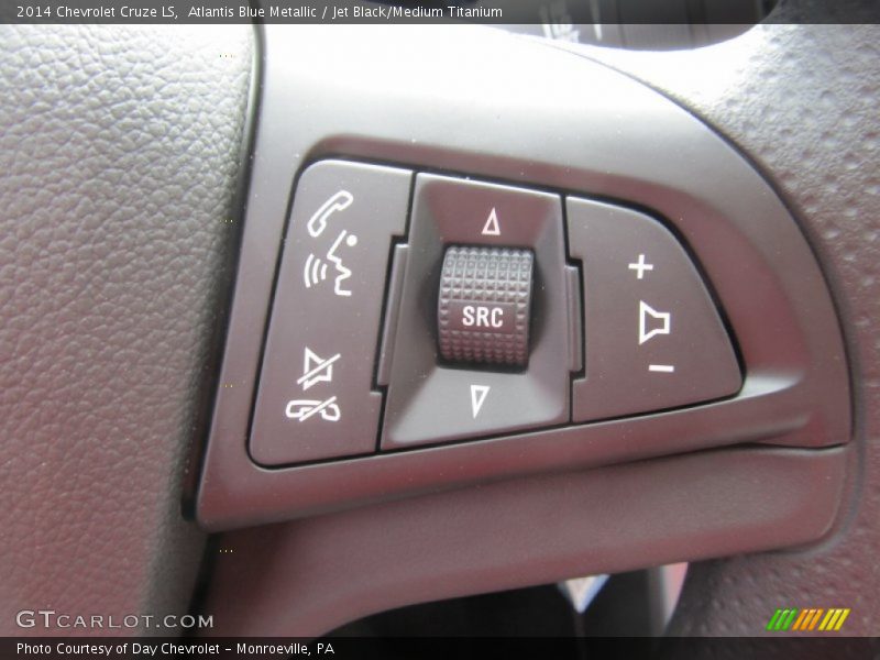 Atlantis Blue Metallic / Jet Black/Medium Titanium 2014 Chevrolet Cruze LS