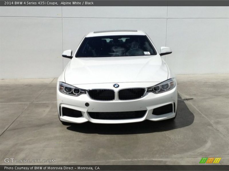 Alpine White / Black 2014 BMW 4 Series 435i Coupe