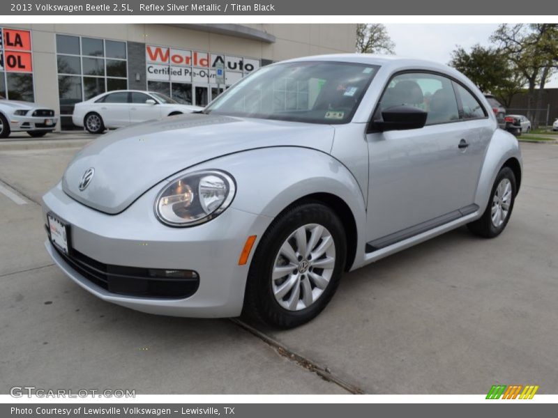 Reflex Silver Metallic / Titan Black 2013 Volkswagen Beetle 2.5L